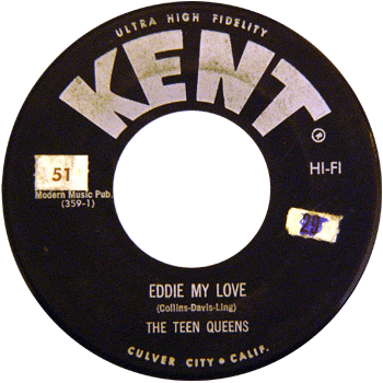 Teen Queens - Eddie My Love Kent 349